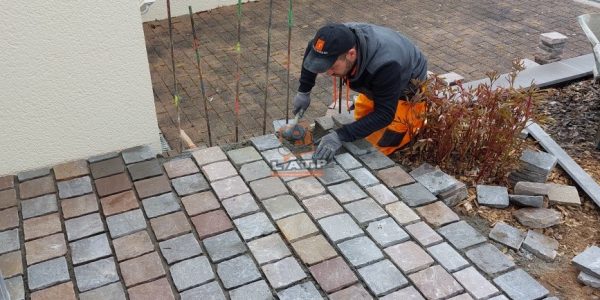 Terrasse pavés PEUDENIER à Ernée